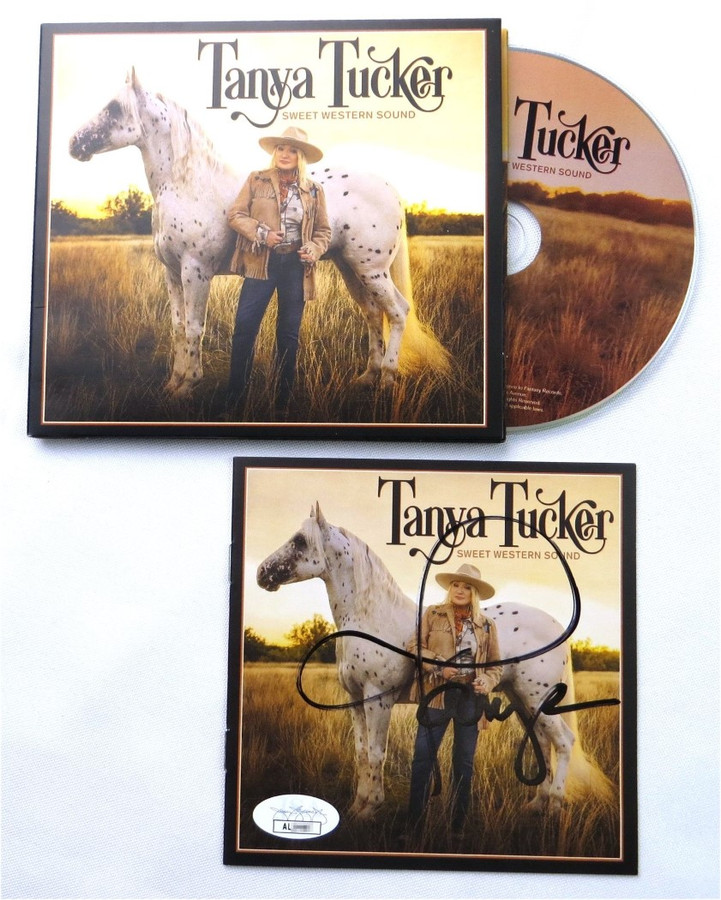 Tanya Tucker Signed Autographed CD Booklet Sweet Western Sound JSA