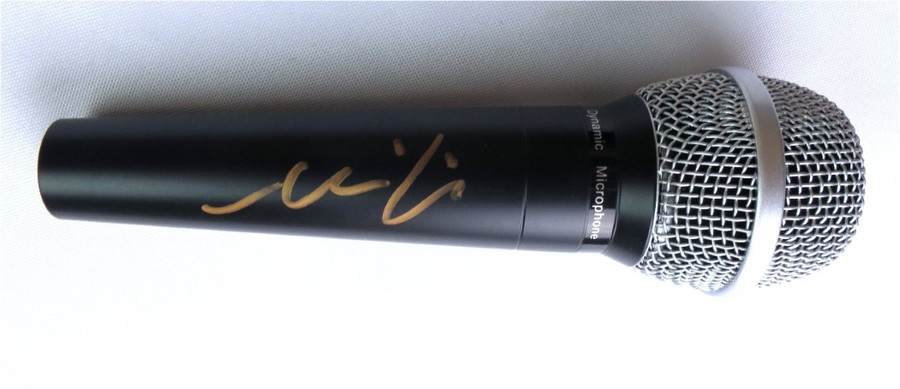 Melissa Villasenor Signed Autographed Microphone Saturday Night Live BAS BK67732