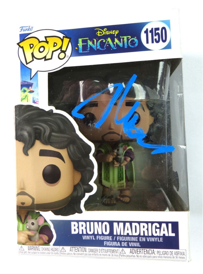 John Leguizamo Signed Autographed Funko POP! Encanto Bruno Madrigal BAS BK67725