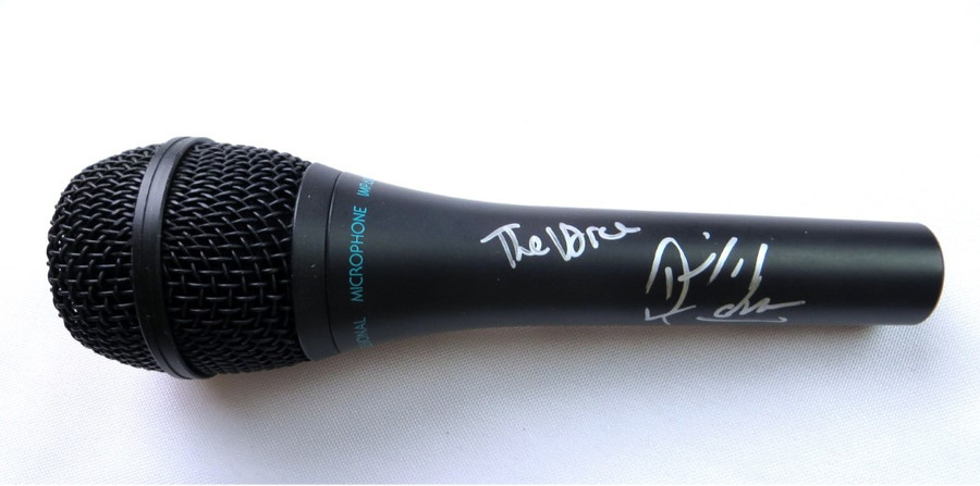 Javier Colon Signed Autographed Microphone First "The Voice" Champ BAS BH27787