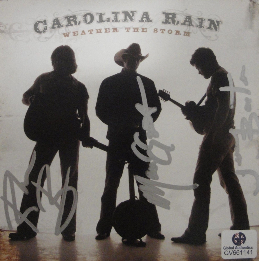 Carolina Rain Band Signed Autographed CD Cover Weather The Storm GA GV 661141