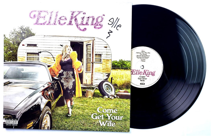 Elle King Signed Autographed Record Album Cover Come Get Your Wife JSA AJ63664