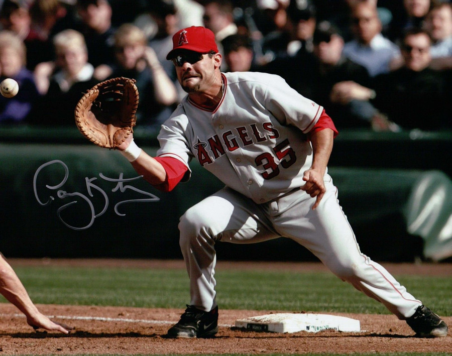 Casey Kotchman Signed 8X10 Photograph Autograph Angels At First Base Silver COA