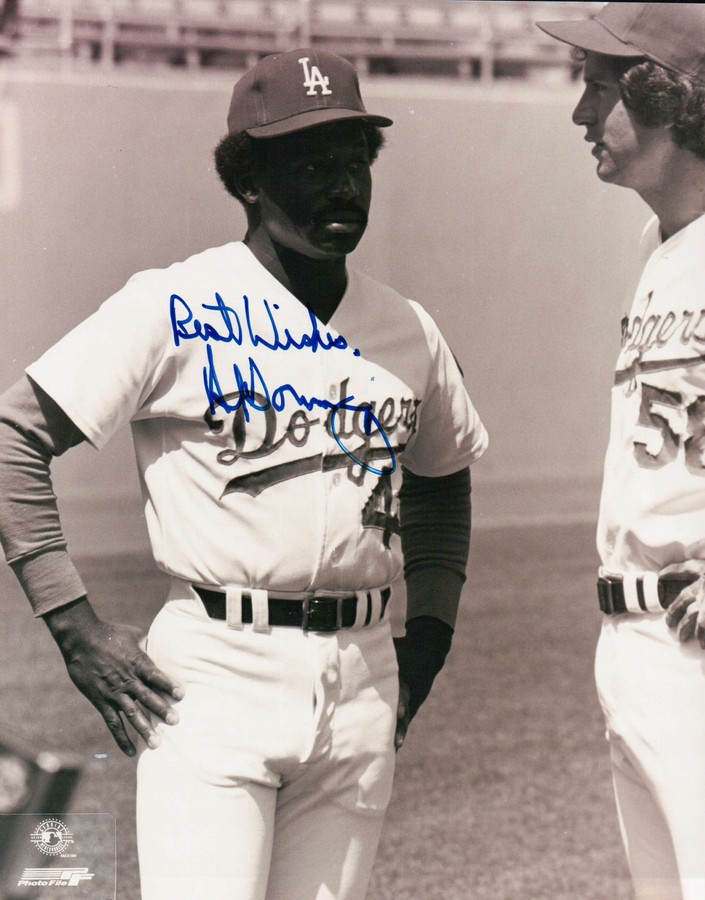 Al Downing Signed 8X10 Photo "Best Wishes" Autograph LA Dodgers B/W Auto w/COA