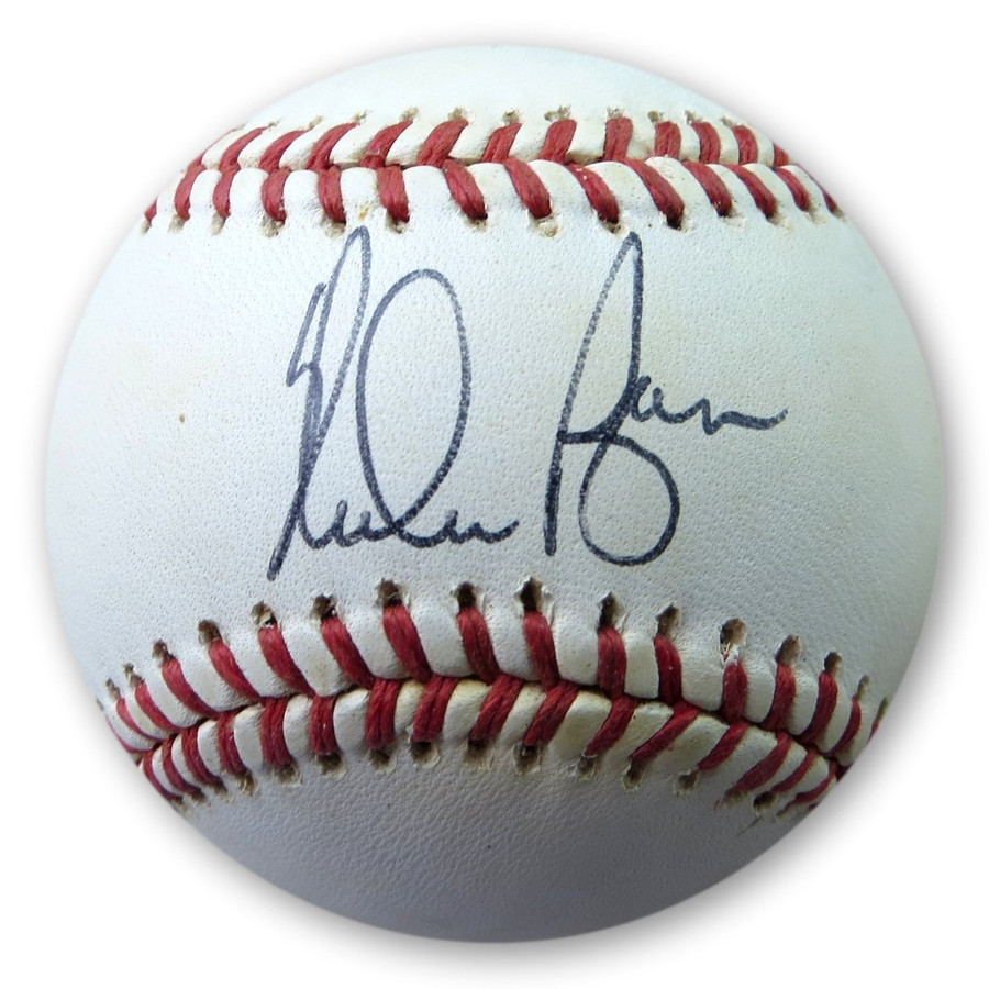 Nolan Ryan Signed Autographed AL Baseball Angels Rangers Astros JSA AM23486
