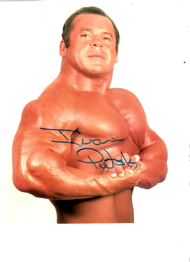 Ivan Putski Signed Autographed 8X10 Photo Pro Wrestler WWF W/ COA B