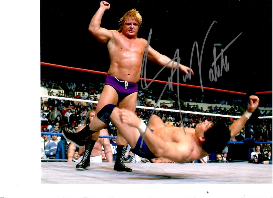 Greg Valentine Signed Autographed 8X10 Photo Pro Wrestler WWF W/ COA D