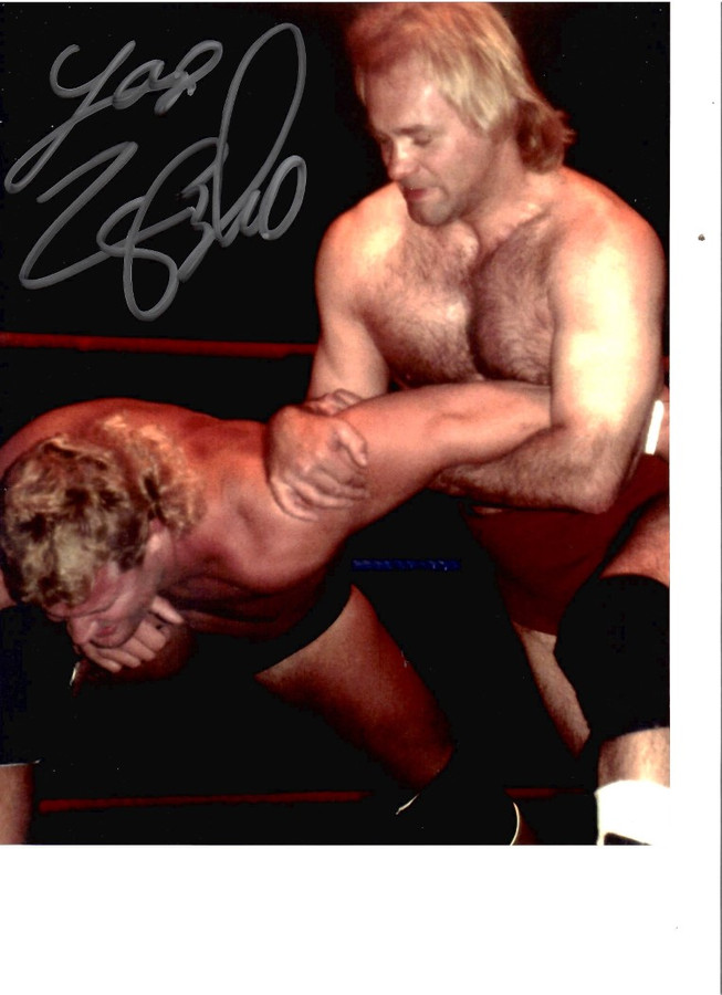 Larry Zbyszko Signed Autographed 8X10 Photo Pro Wrestler WWF W/ COA C