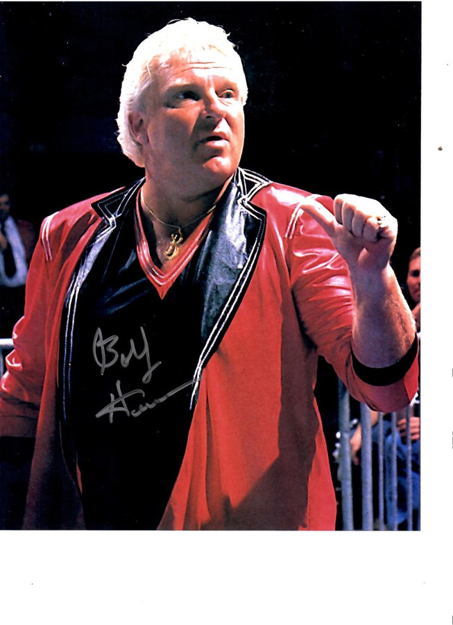 Bobby Heenan Signed Autographed 8X10 Photo Pro Wrestler Manager W/ COA C