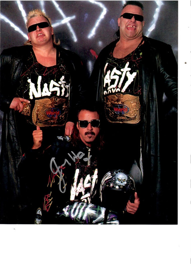 Jimmy Hart Signed Autographed 8X10 Photo Pro WWF Wrestler W/ COA C