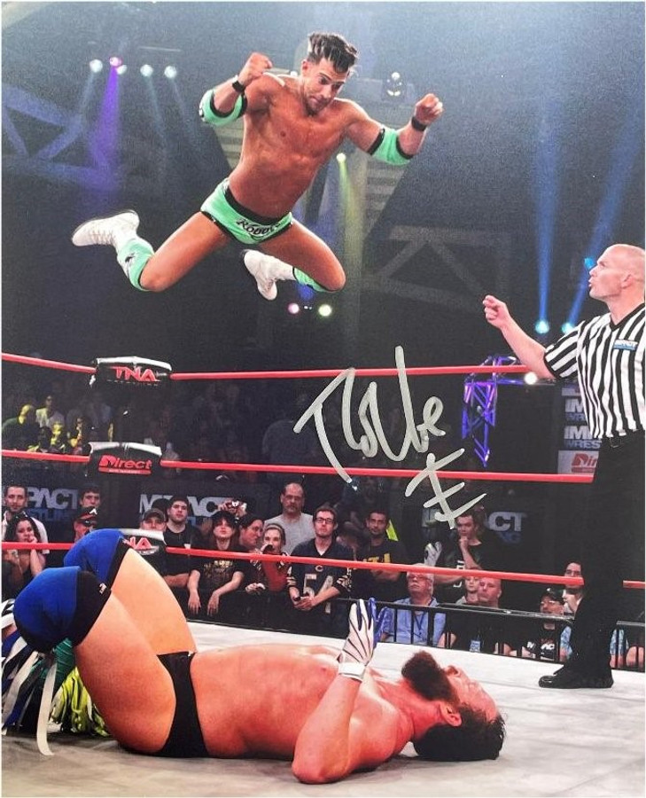 Robbie E Signed Autographed 8X10 Photo Off the Top Rope TNA Impact Wrestling