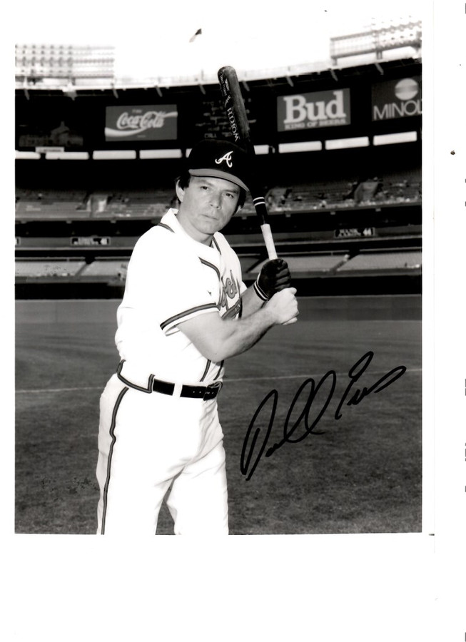Darrell Evans Signed Autographed 8X10 Photo Pro MLB Player W/ COA B