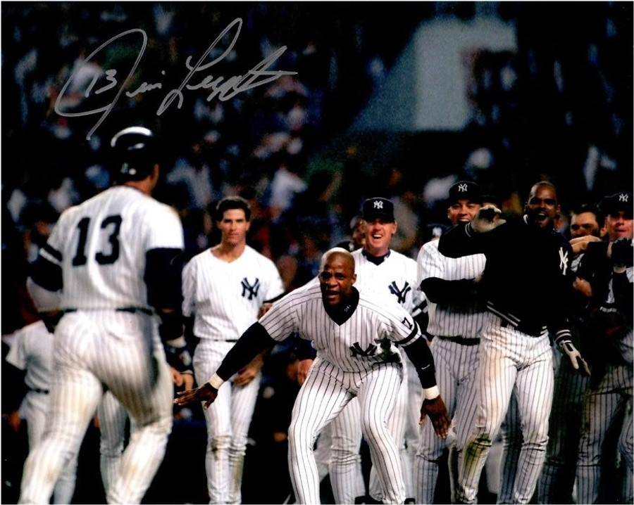 Jim Leyritz Signed Autographed 8X10 Photo Pro MLB Player W/ COA A