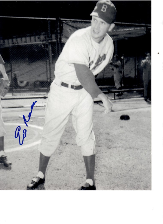 Ed Roebuck Signed Autographed 8X10 Photo Pro MLB Player W/ COA A