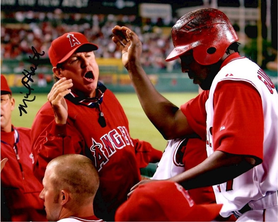 Mickey Hatcher Signed Autographed 8X10 Photo Pro MLB Coach W/ COA A