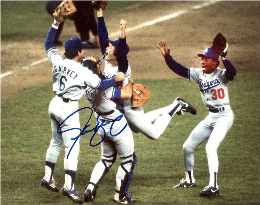 Steve Yeager Signed Autographed 8X10 Photo Pro MLB Player W/ COA C