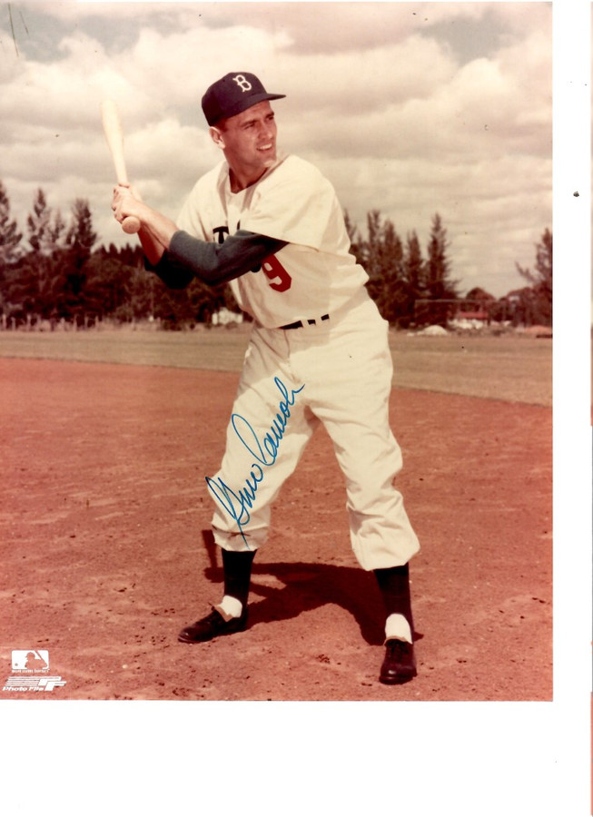 Gino Cimoli Signed Autographed 8X10 Photo Pro MLB Player W/ COA B