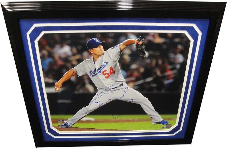 Javy Guerra Hand Signed Autographed 16x20 Photo Custom Framed LA Dodgers