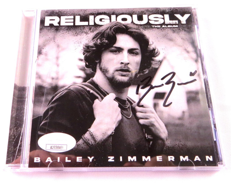 Bailey Zimmerman Signed Autographed CD Booklet Religiously The Album JSA COA