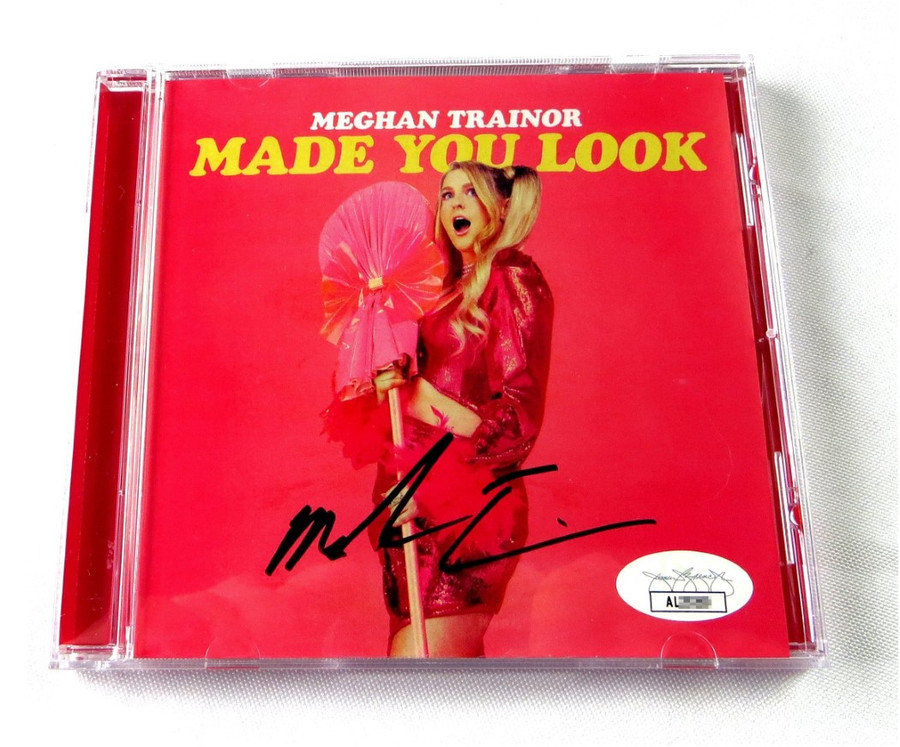 Meghan Trainor Signed Autographed CD Booklet Made you Look w/CD JSA