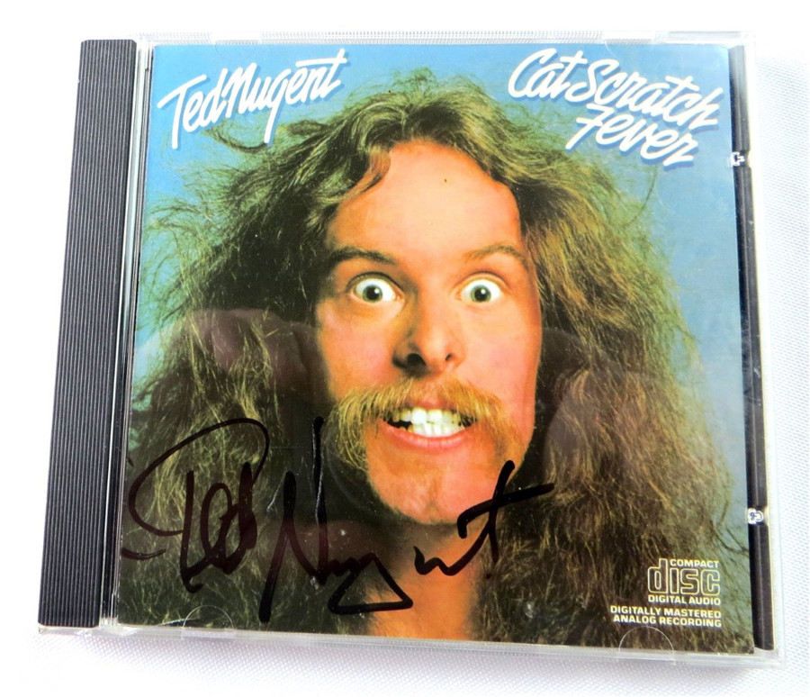 Ted Nugent Signed Autographed CD Booklet Cat Scratch Fever JSA AL00646
