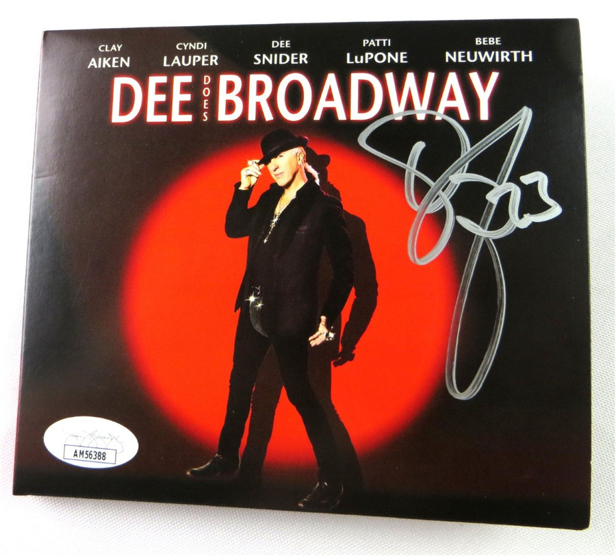 Dee Snider Signed Autographed CD Cover Dee Does Broadway JSA AM56388