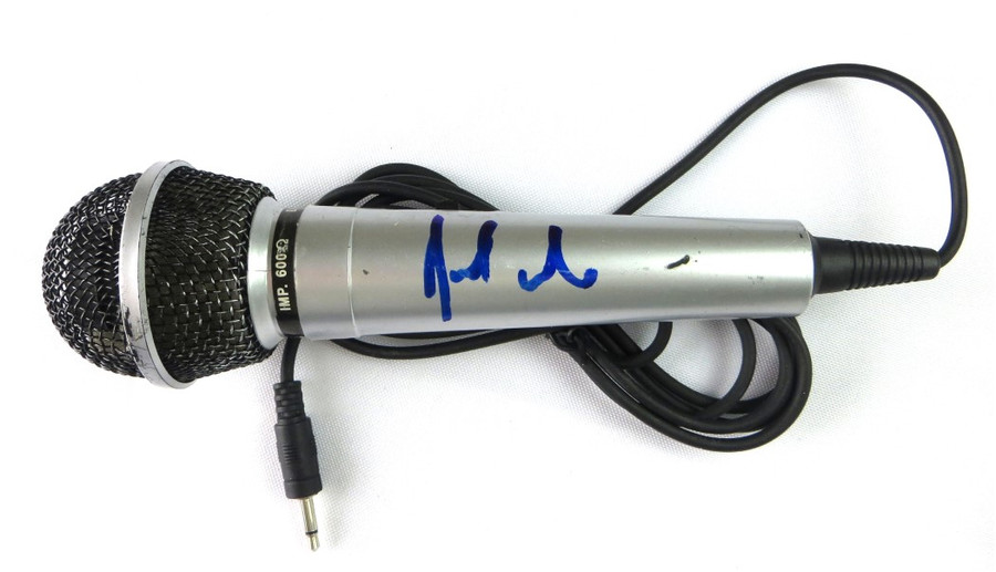 Aaron Carter Signed Autographed Microphone Singer Rapper JSA AM26521