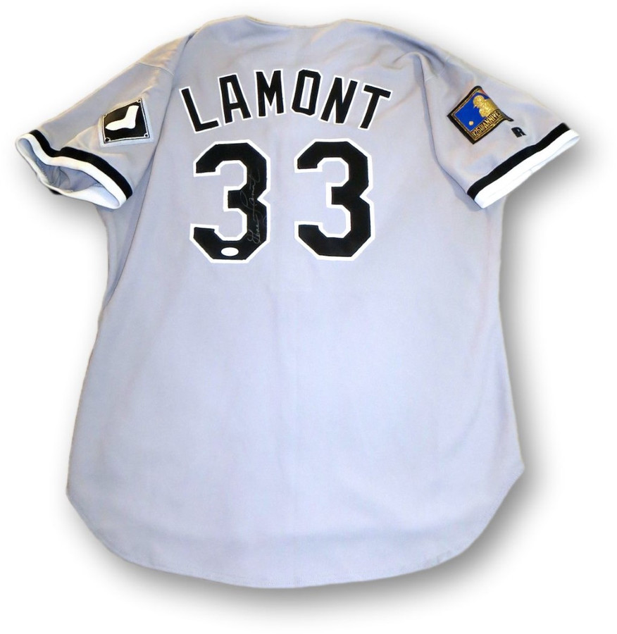 Gene Lamont Signed Autographed Team Issue Jersey White Sox Gray JSA AL41127