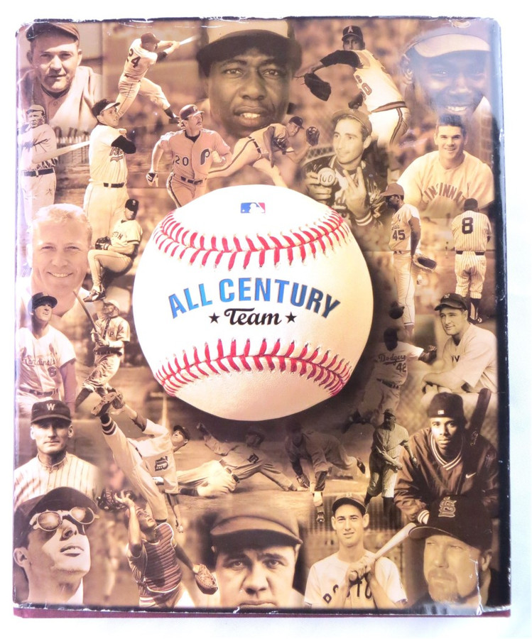 Willie Mays Signed Autographed Hardcover Book All-Century Team JSA AI03078
