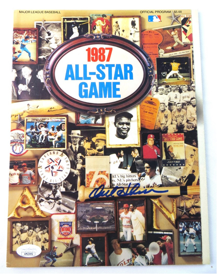 Orel Hershiser Signed Autographed 1987 All-Star Program Dodgers JSA AM23492