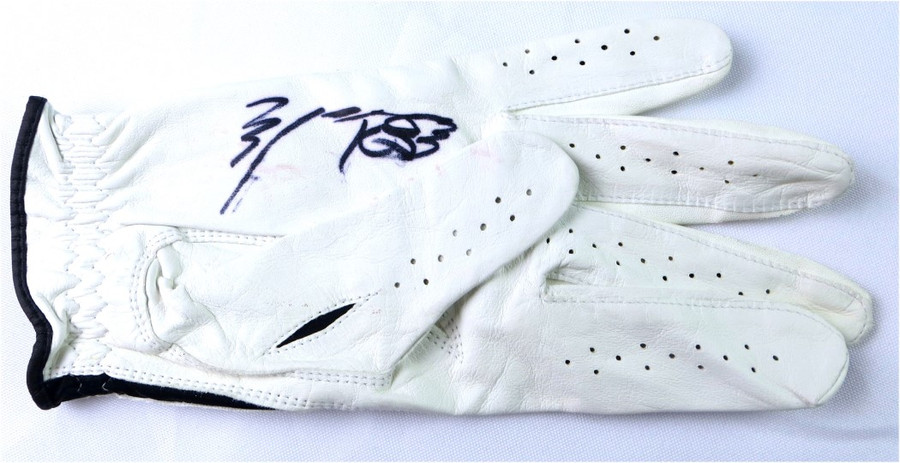 K.J. Choi Signed Autographed Golf Glove Player Used PGA JSA II44370