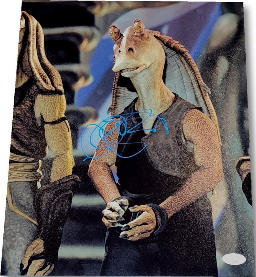 Ahmed Best Signed Autographed 11x14 Photo Star Wars Jar Jar Binks JSA AQ10140