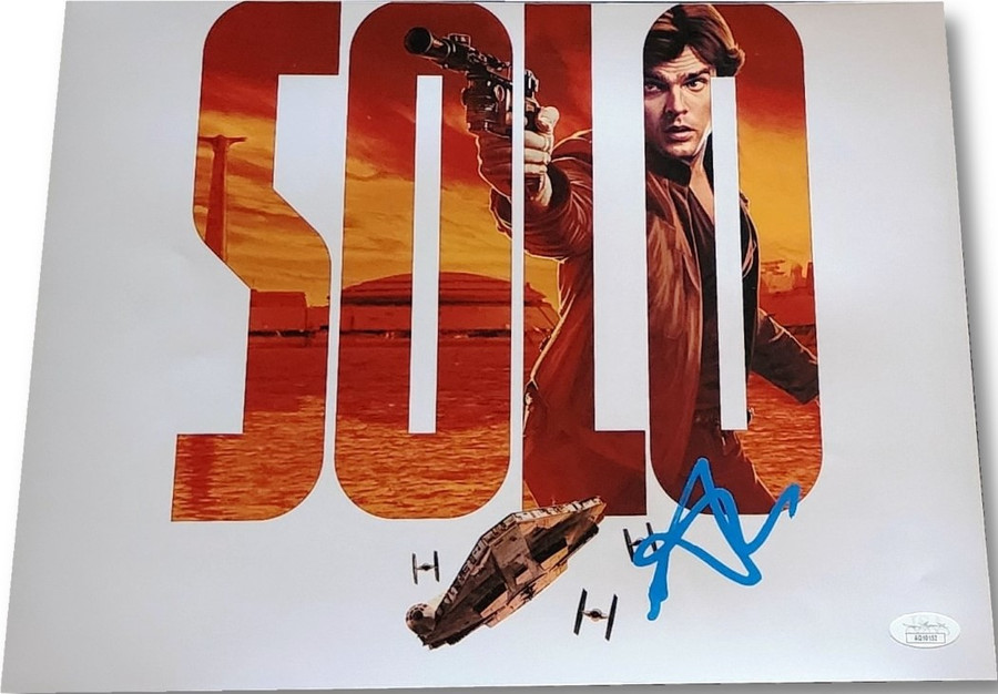 Alden Ehrenreich Signed Autographed 11x14 Photo Solo Star Wars JSA AQ10152