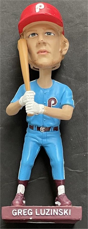 Greg Luzinski Signed Autographed Bobblehead Philadelphia Phillies JSA AQ10612