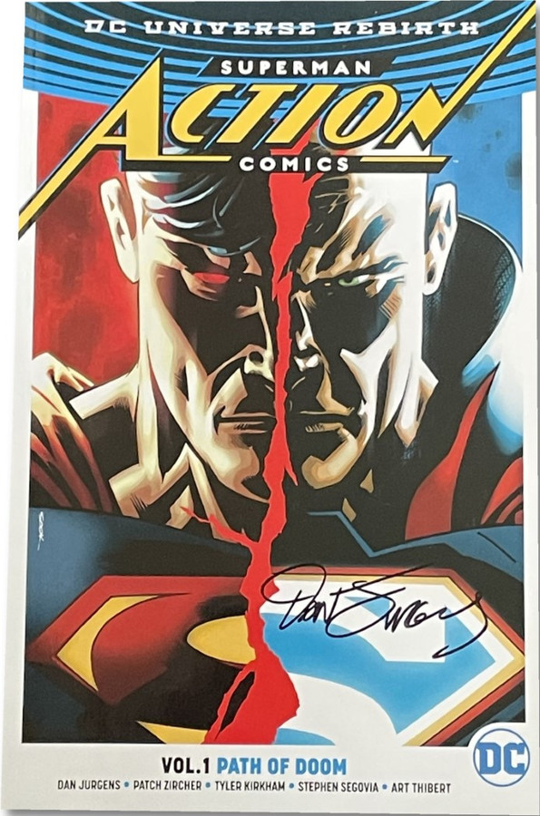 Dan Jurgens Autographed Comic Book Superman Action Vol. 1 Path of Doom JSA