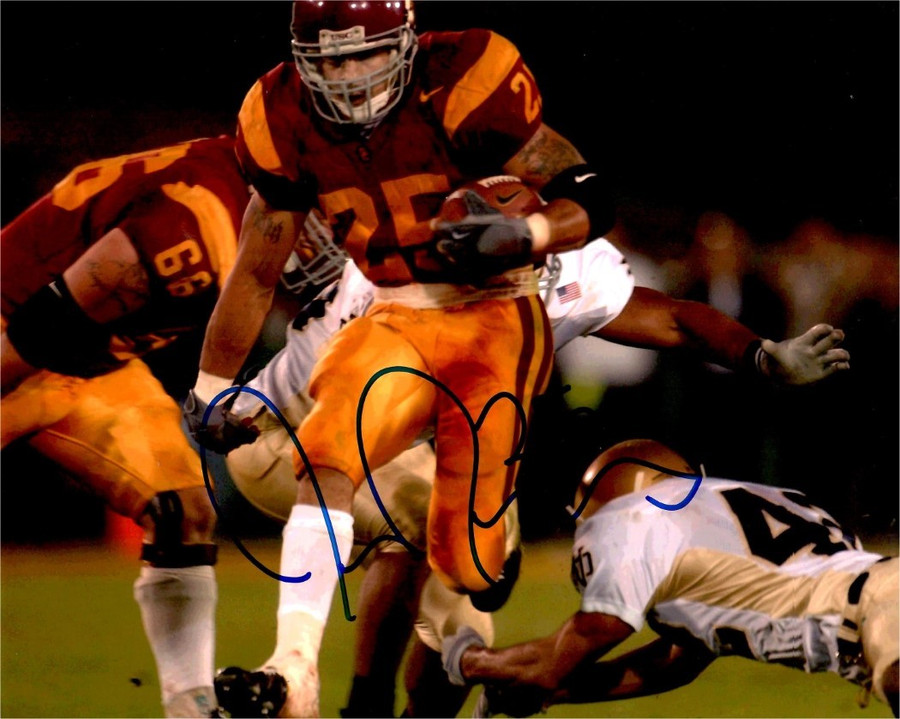 Justin Fargas Signed Autographed 8x10 Photo USC Trojans Football W/ COA