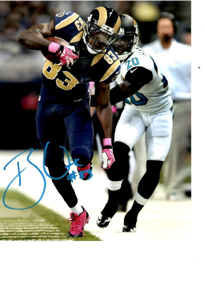 Brian Quick Signed Autographed 8x10 Photo Rams Wide Receiver W/ COA E