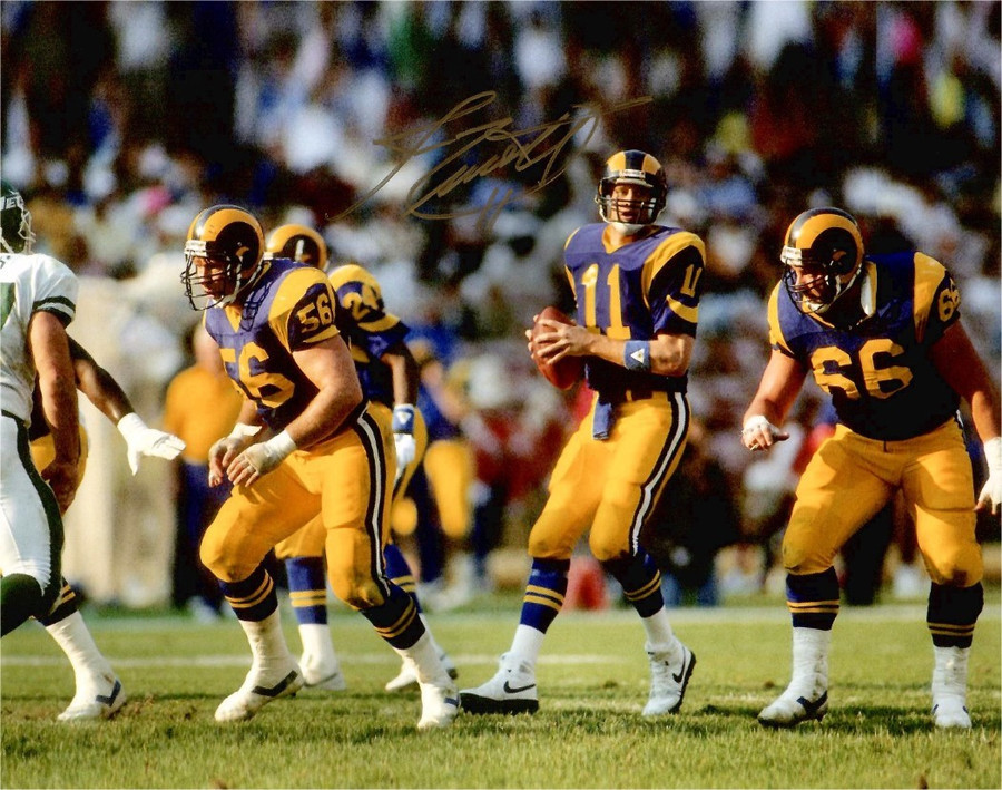 Jim Everett Signed Autographed 8x10 Photo Rams Quarterback W/ COA