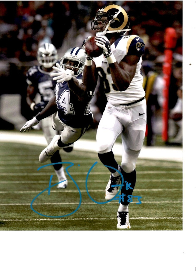 Brian Quick Signed Autographed 8x10 Photo Rams Wide Receiver W/ COA C