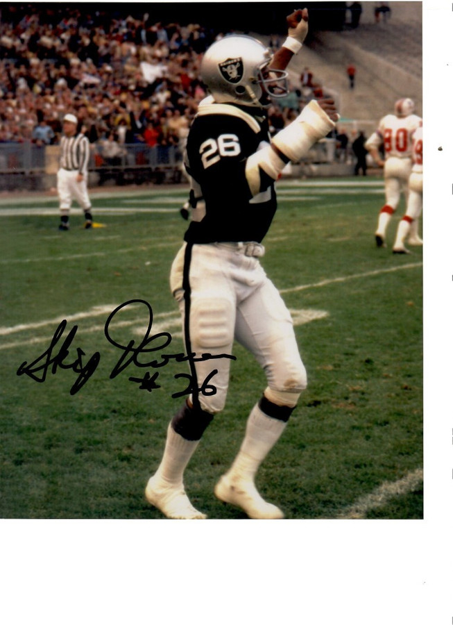 Skip Thomas Signed Autographed 8x10 Photo LA Raiders Number 26 W/ COA