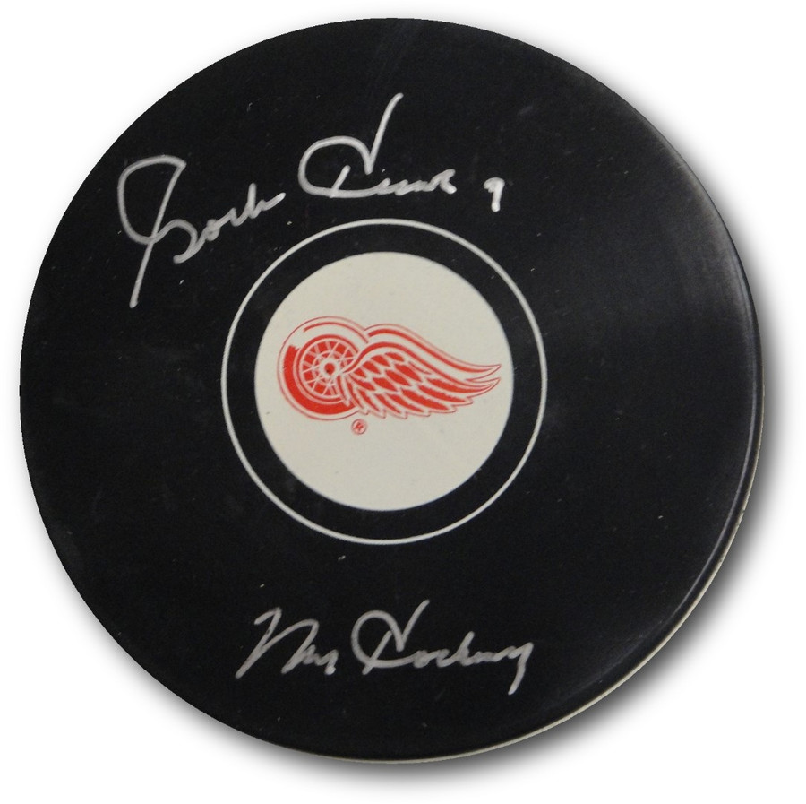 Gordie Howe Hand Signed Autographed Detroit Red Wings Hockey Puck PSA/DNA