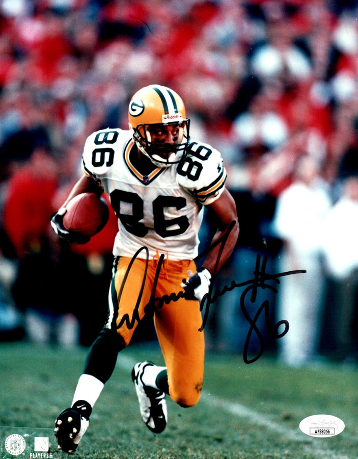Antonio Freeman Signed Autographed 8X10 Photo Packers Legend JSA AP38056