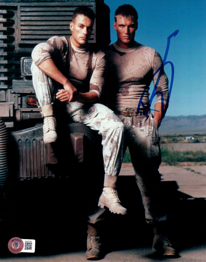 Dolph Lundgren Signed Autographed 8X10 Photo Universal Soldier BAS BH27745