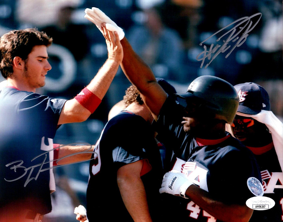 Howie Kedrick Brandon Wood Signed Autographed 8X10 Photo Team USA JSA AM56267