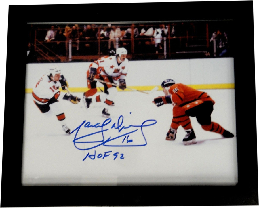 Marcel Dionne Hand Signed Autograph 8x10 Photo Framed Los Angeles Kings