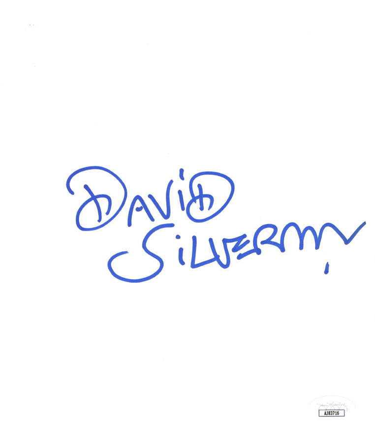 David Silverman Signed Autographed Cut Sigature The Simpsons Artist JSA AJ83716