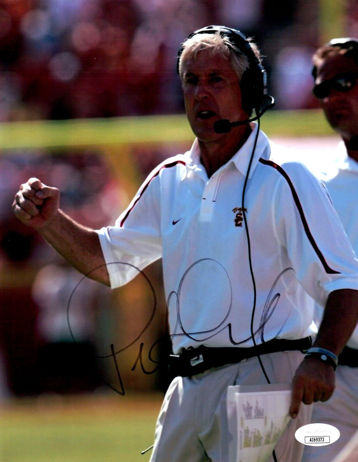 Pete Carroll Signed Autographed 8X10 Photo USC Trojans Seahawks JSA AI69373