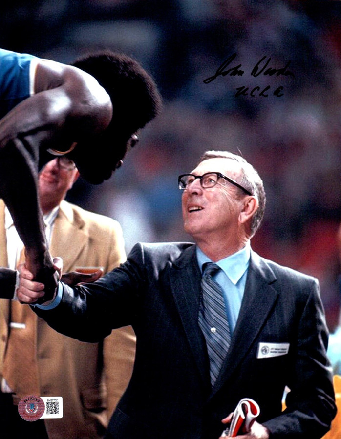 John Wooden Signed Autographed 8X10 Photo "UCLA" Inscribed Bruins JSA BH27737