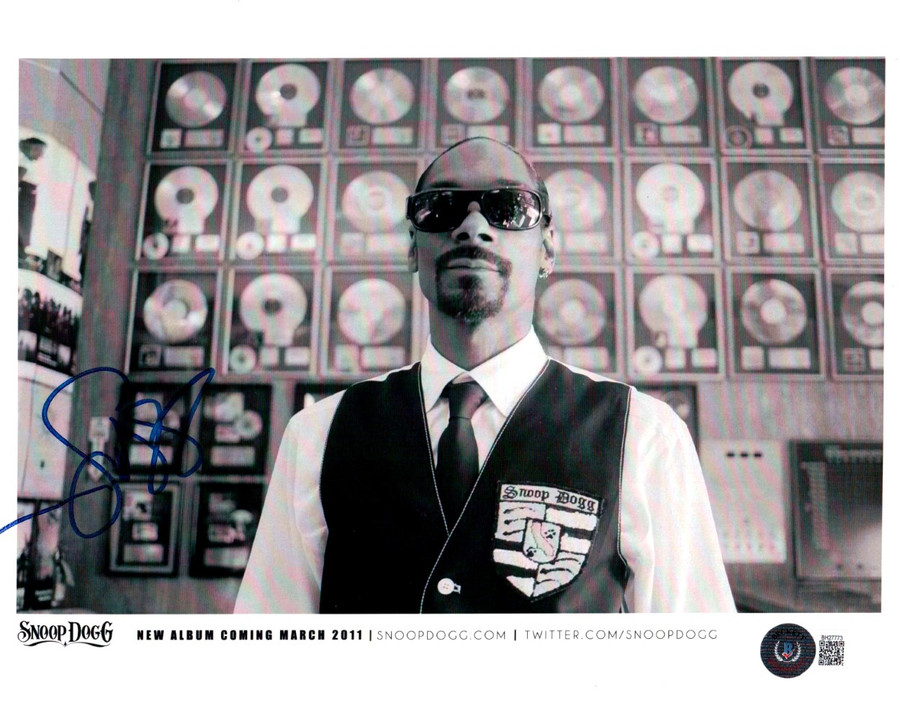 Snoop Dogg Signed Autographed 8X10 Photo 2011 Album Promo BAS BH27773