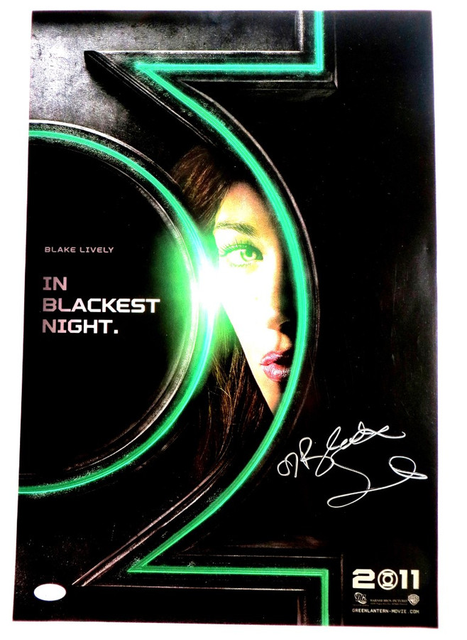 Blake Lively Signed Autographed 13X20 Poster Green Lantern 2011 JSA AL30301
